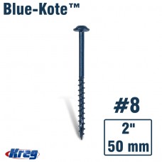 KREG BLUE KOTE POCKET HOLE SCREWS 51MM 2.00' #8 COARSE THREAD MX LOC 2
